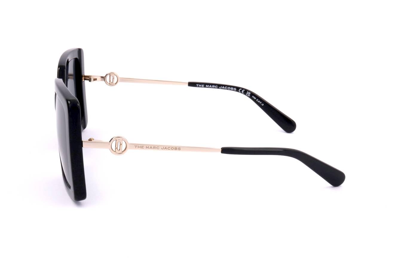 Marc Jacobs MARC 579/S Black & Grey Women's Sunglasses - 54mm Lens, 22mm Bridge, 140mm Temple - Perfect for Beach, Driving & Fashion Accessories