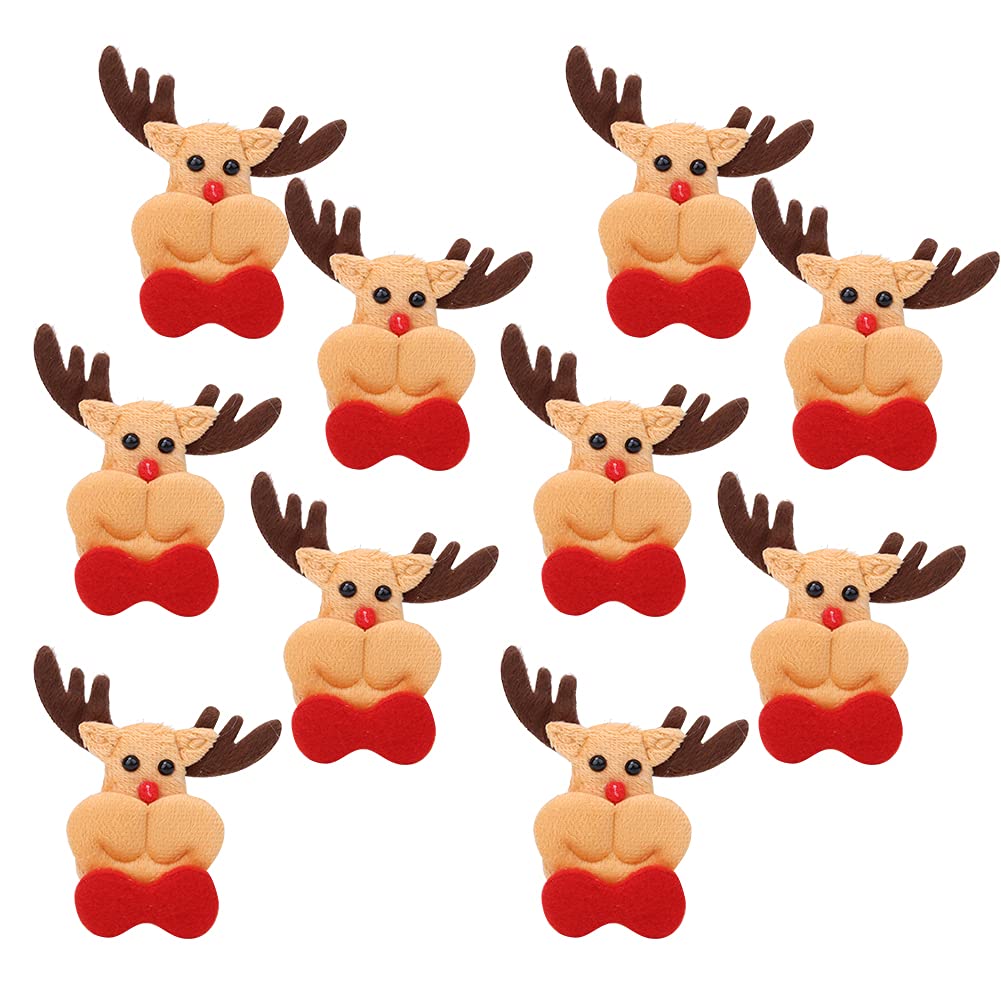 Velaurs Christmas Decorations - Festive Door Decor & Clothing Stickers with Holiday Patches for Watches, Pens (Christmas Deer Design) - Perfect for Holiday Home Decor, DIY Gifts & Christmas Party Supplies