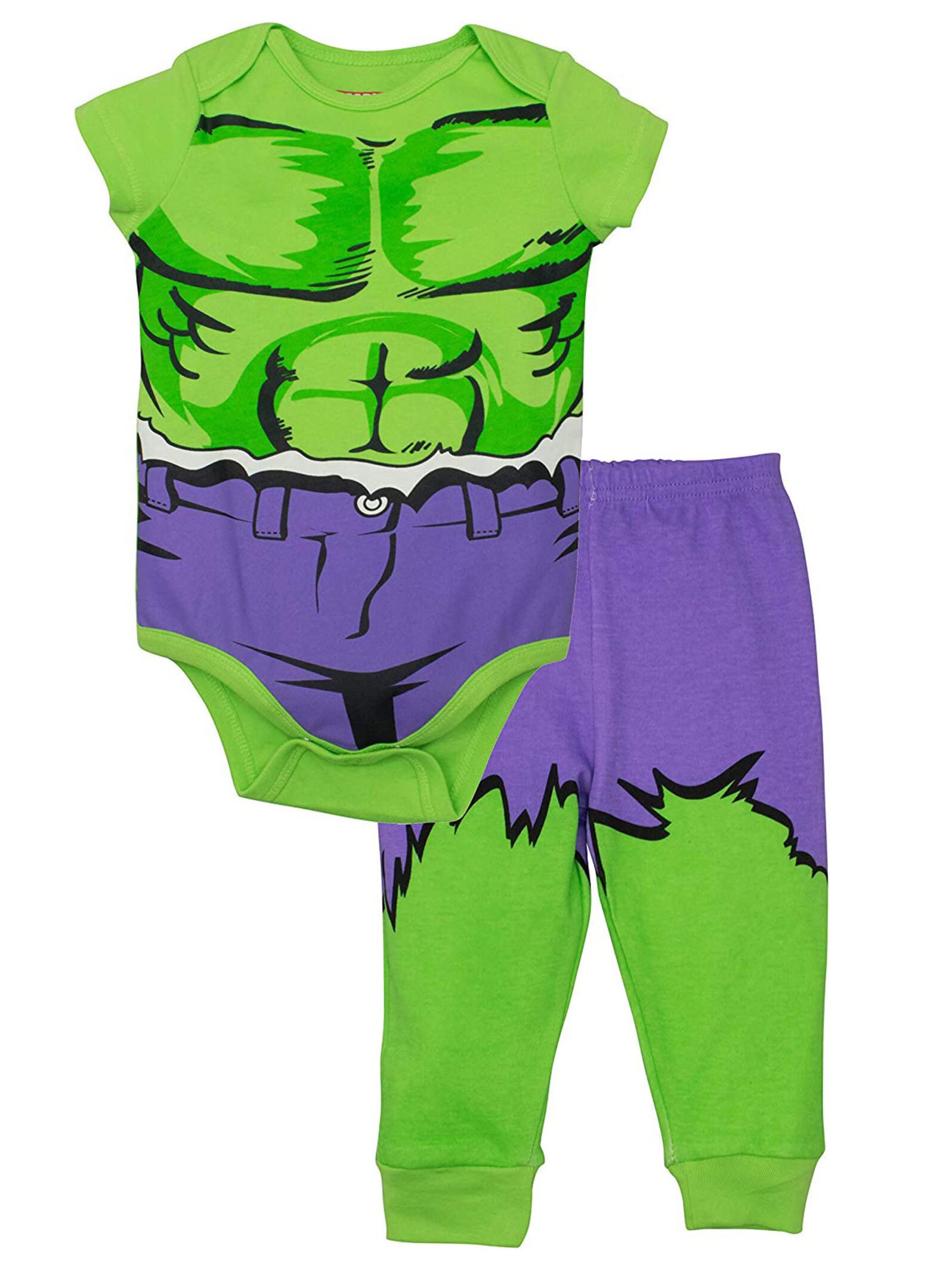 Marvel Avengers Hulk Captain America Iron Man Spider-Man Baby Cosplay Outfit - Newborn to Infant Superhero Costume Set for Halloween, Birthday Parties & Photo Shoots