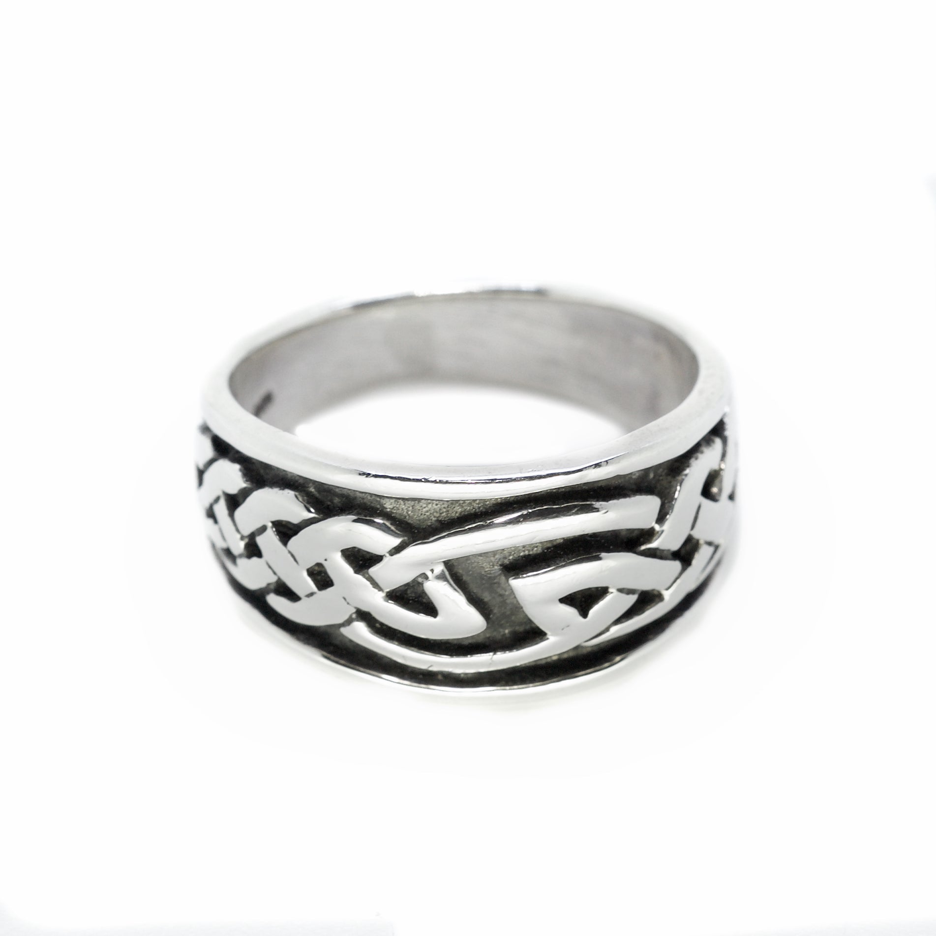 Sterling Silver Celtic Knot Ring for Women - Elegant Irish Jewelry Gift for Wedding, Anniversary & Special Occasions