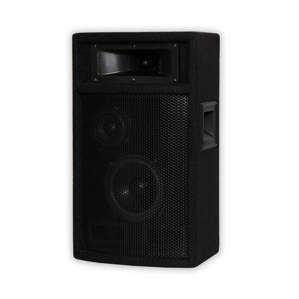 Goldwood Acoustic Audio PA-500X Passive 800W 3-Way DJ PA Karaoke Studio Speaker Pair - Perfect for Live Music, Events & Home Theater Systems