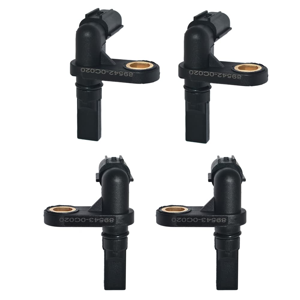 ABS Wheel Speed Sensor Front Right or Rear Right 89542-0C020 89543-0C020 - Compatible with 2007-2017 Toyota Sequoia & Tundra 4.0L 4.6L 4.7L 5.7L V6 V8 - Improve Braking Performance & ABS Functionality for Safer Driving