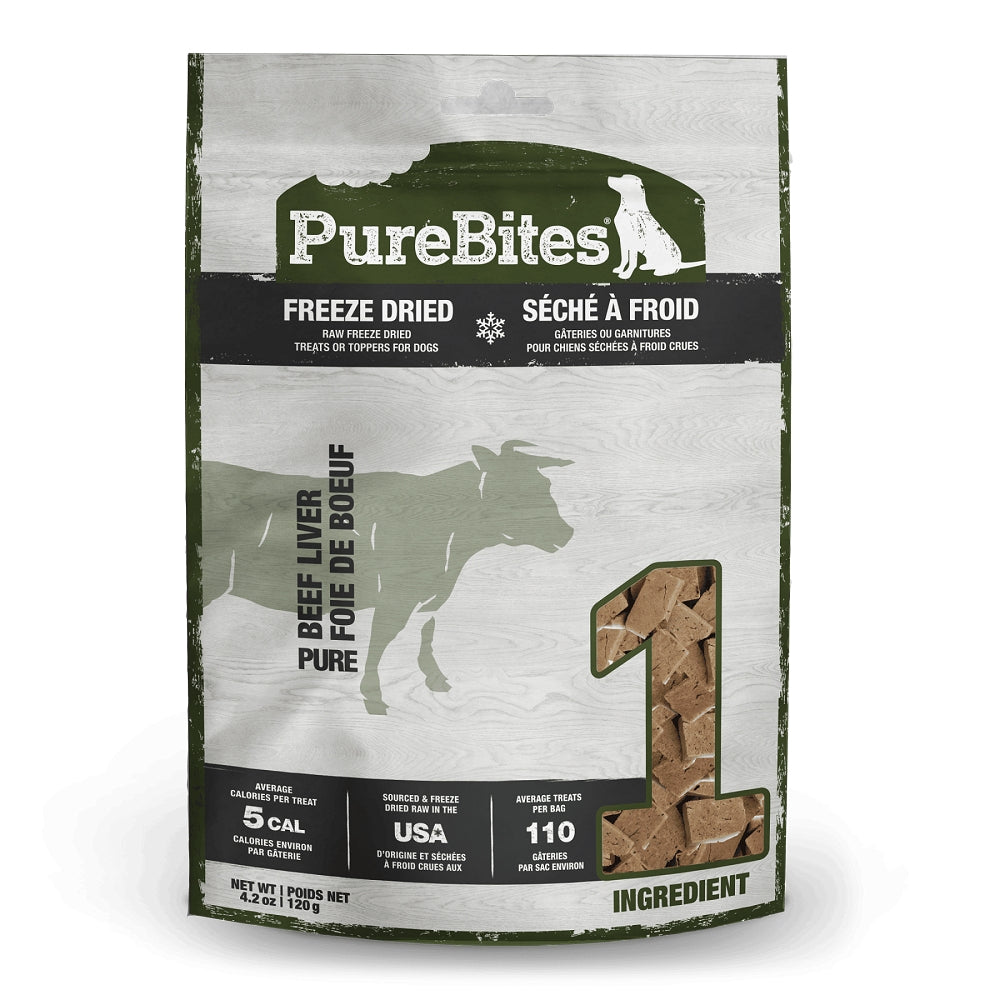 Premium Freeze-Dried Beef Liver Dog Treats - High Protein, Grain-Free, All-Natural Training Snacks for Small & Large Dogs - Perfect for Training, Rewards & Dental Health