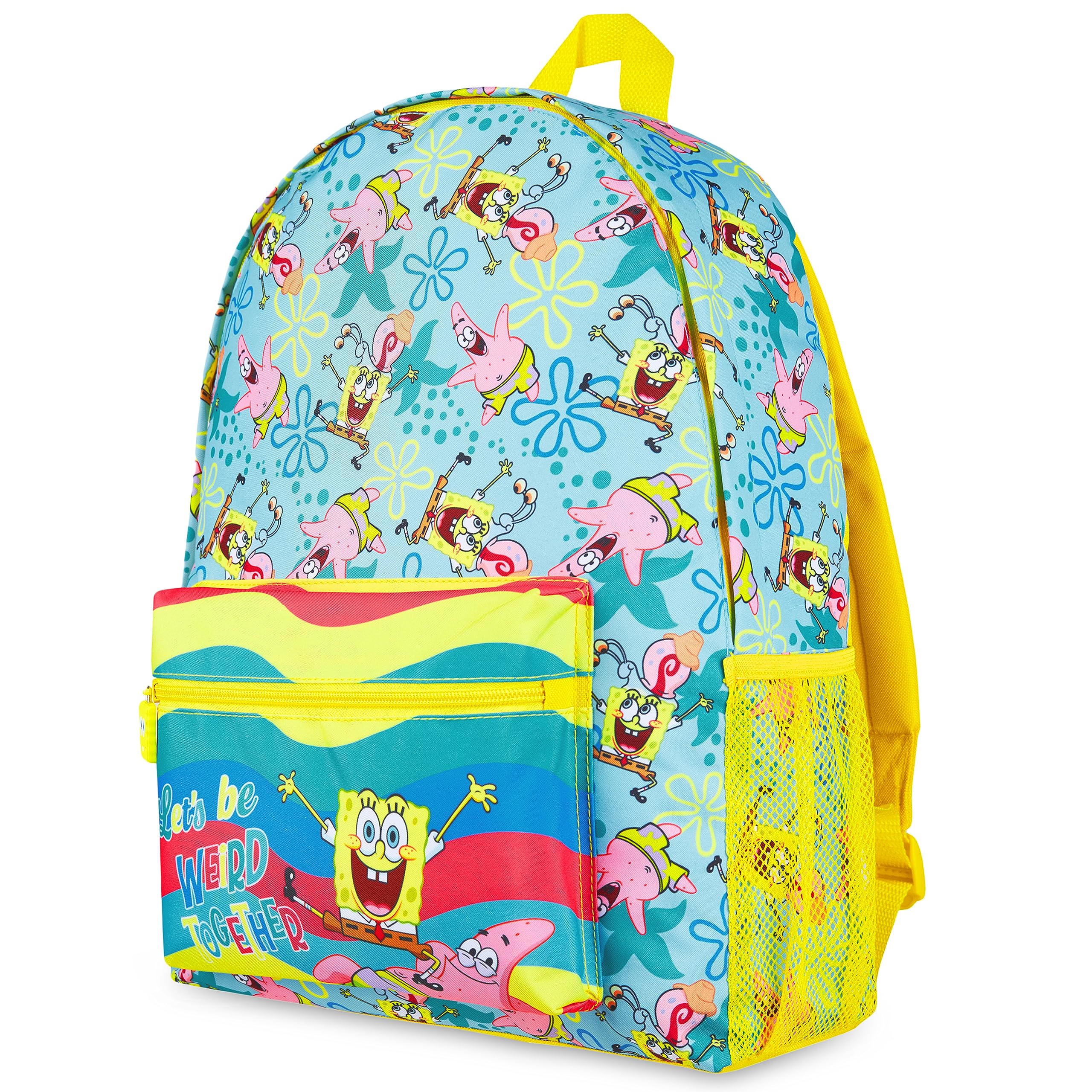 **SpongeBob SquarePants Kids Backpack for School - Official SpongeBob Gadget for Elementary & Middle School, Travel & Leisure - Durable & Stylish Backpack for Boys & Girls**    *(Perfect for School, Day Trips, and Everyday Adventures!)*