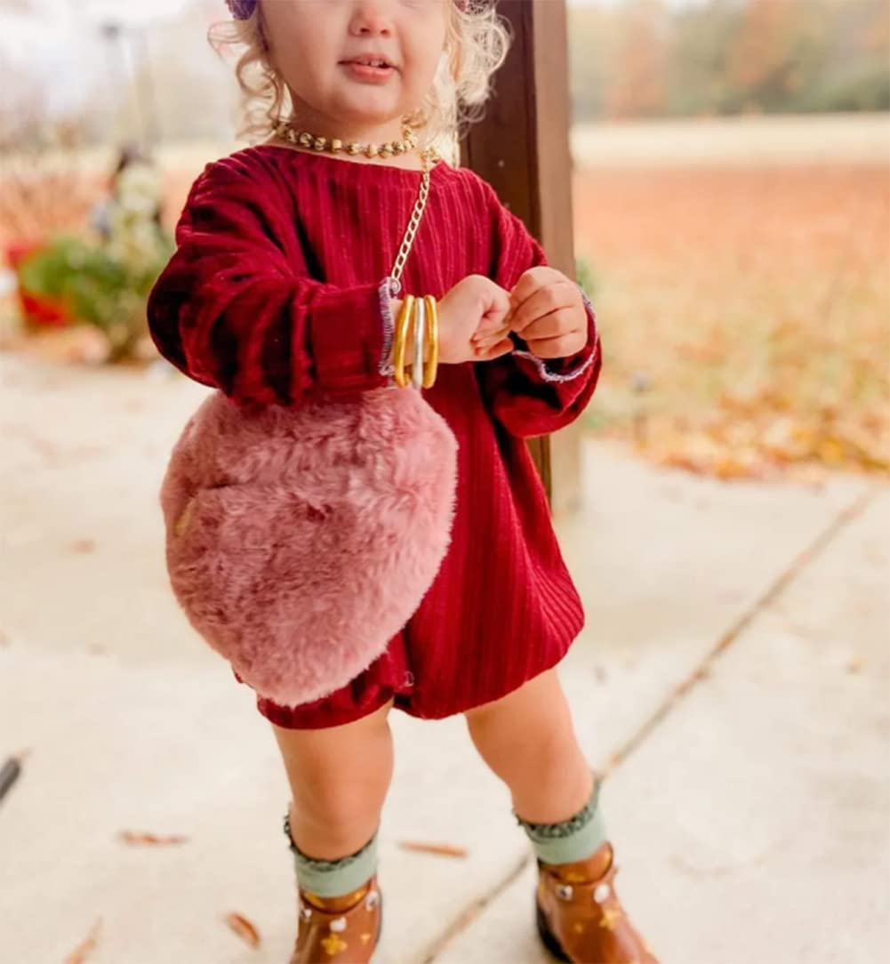 Baby Knit Sweater Romper - Warm Fall Winter Outfit for Infants