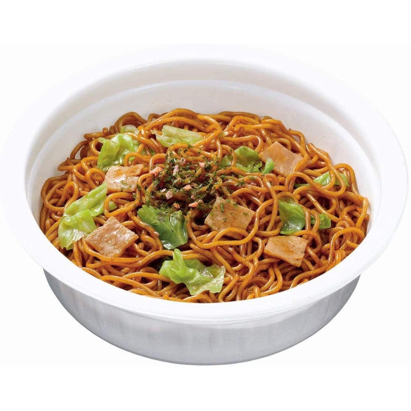 Nissin UFO Instant Yakisoba Noodles - Japanese Stir-Fried Noodles (Pack of 3) - Quick Meal for Lunch, Dinner & Late Night Snacks