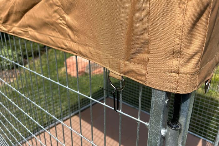 8' X 24' Heavy Duty Galvanized Steel Dog Kennel - Ultimate Pro Outdoor Dog Run for Large Dogs - Perfect for Backyard, Farm & Pet Safety