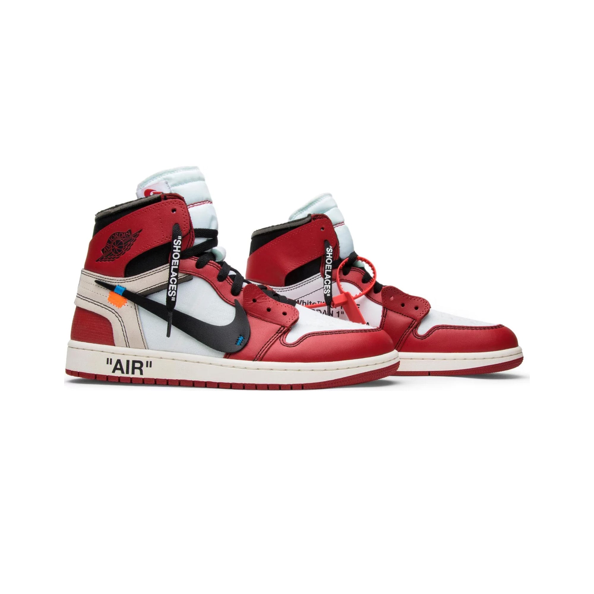 Original Air Jordan 1 x Off-White 'Chicago' Retro High OG Sneakers - Limited Edition Collaboration - Perfect for Streetwear & Sneaker Collectors