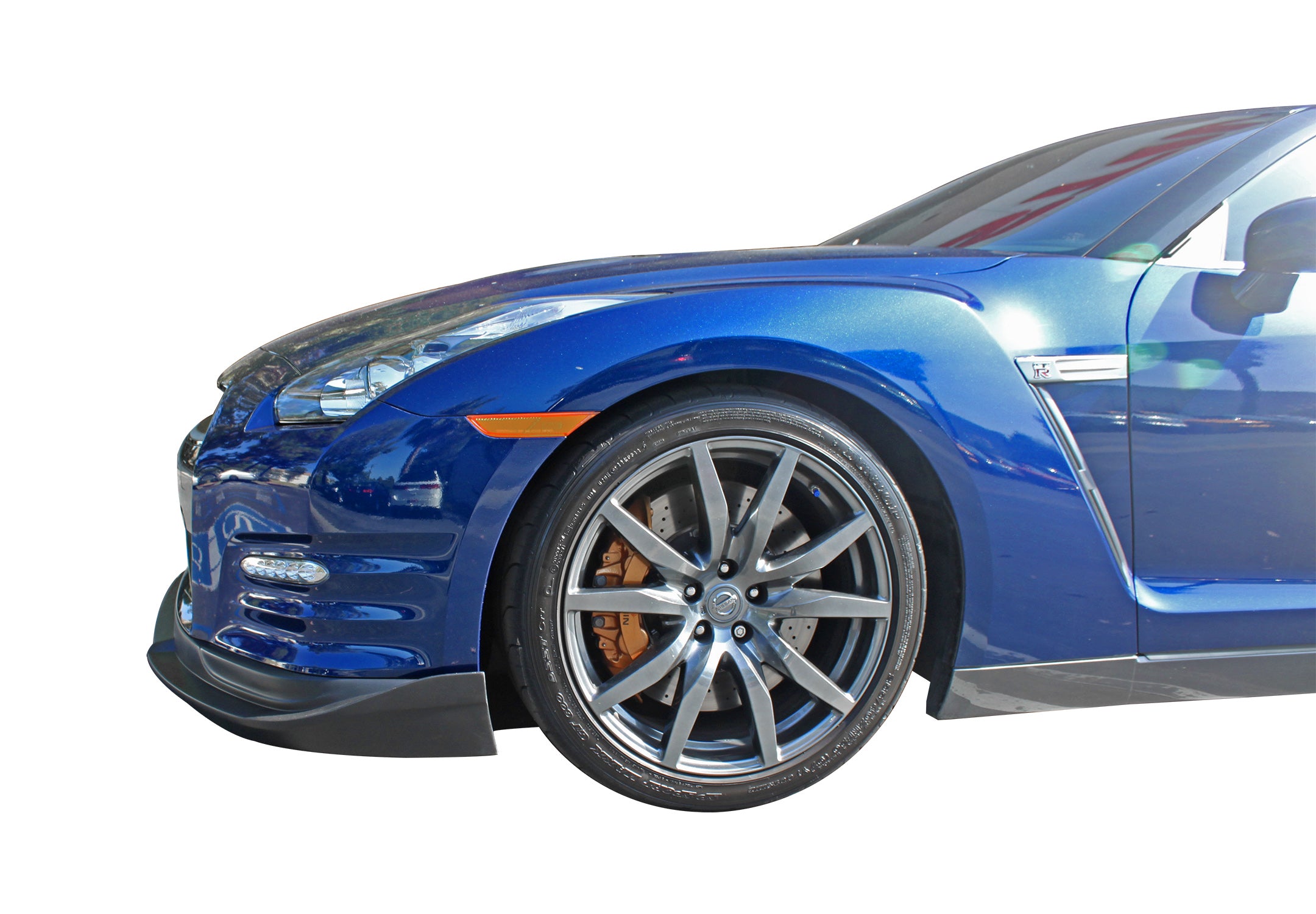 2012-2015 Nissan GT-R R35 Front Bumper Lip Splitter - Polyurethane (Urethane) Body Kit - GTRKB13022 - Perfect for Track Racing & Street Performance Upgrades