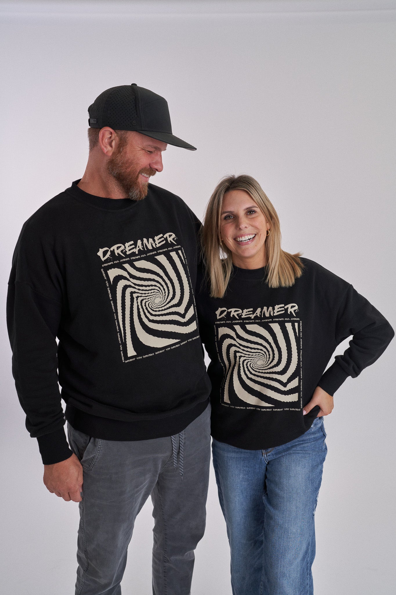 Adult Goal Achiever Crewneck Sweatshirt - Black | Motivational Casual Wear for Workouts, Gym & Everyday Inspiration