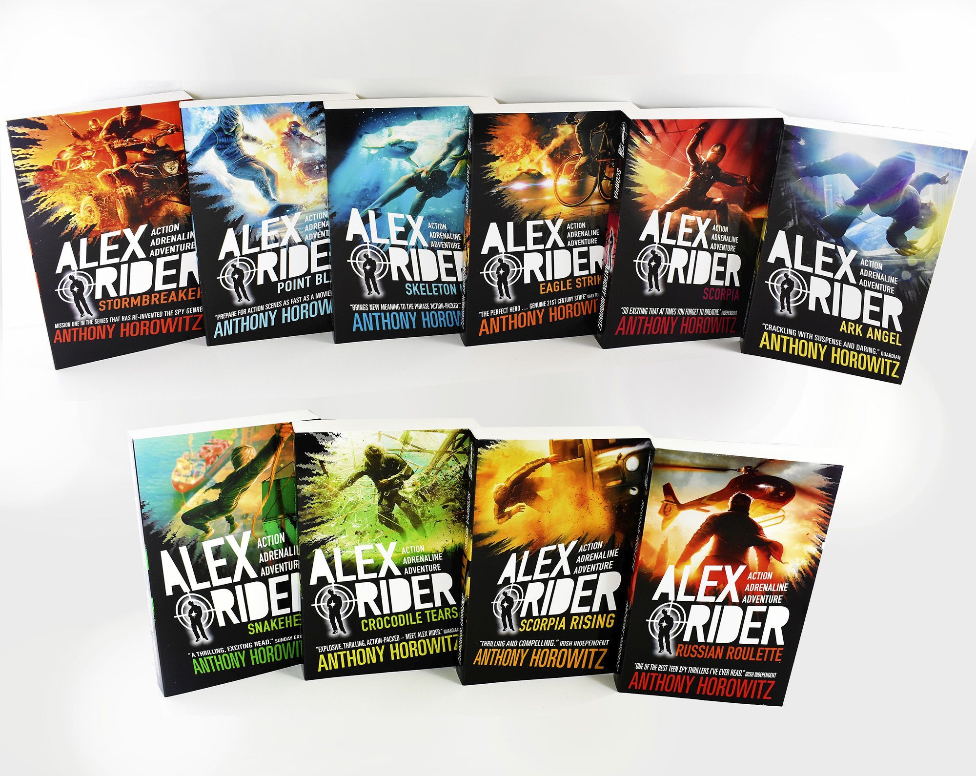 Alex Rider 10 Books Box Set Collection - Spy Fiction Adventure Novels by Anthony Horowitz - Perfect for Teens & Young Adult Readers - Great Gift for Book Lovers & Thriller Fans