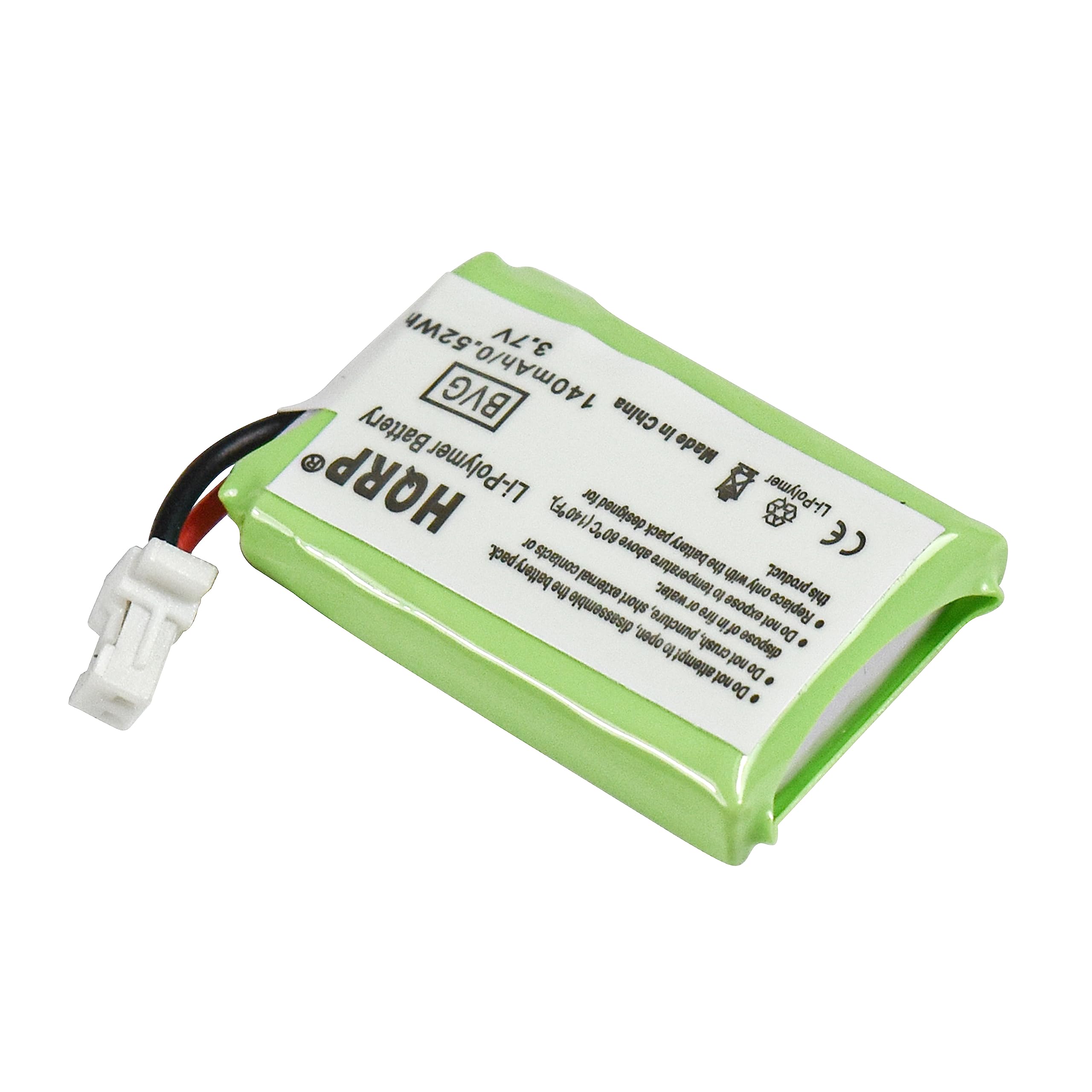 HQRP 140mAh Replacement Battery for Plantronics CS540 CS530 CS540A 86180-01 Wireless Headset - Compatible with 84479-01 Savi CS540 - Long-Lasting Power for Office, Call Center & Remote Work