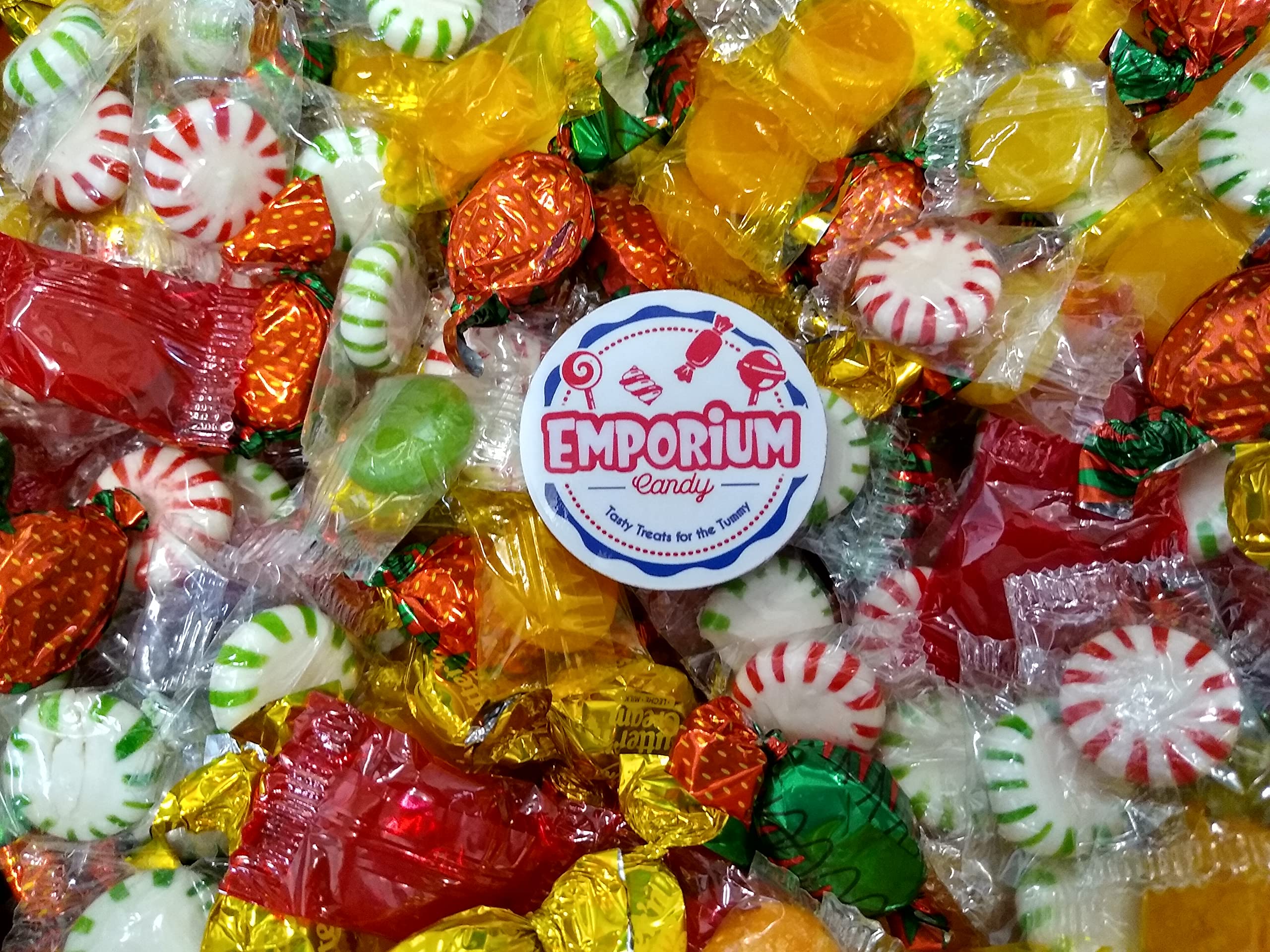 2 lbs Assorted Pinata Party Candy Mix - Individually Wrapped Butter Toffee, Cinnamon, Peppermint, Spearmint, Strawberry & Butterscotch Flavors | Fresh & Delicious Bulk Candy for Birthday Parties, Baby Showers & Holiday Celebrations