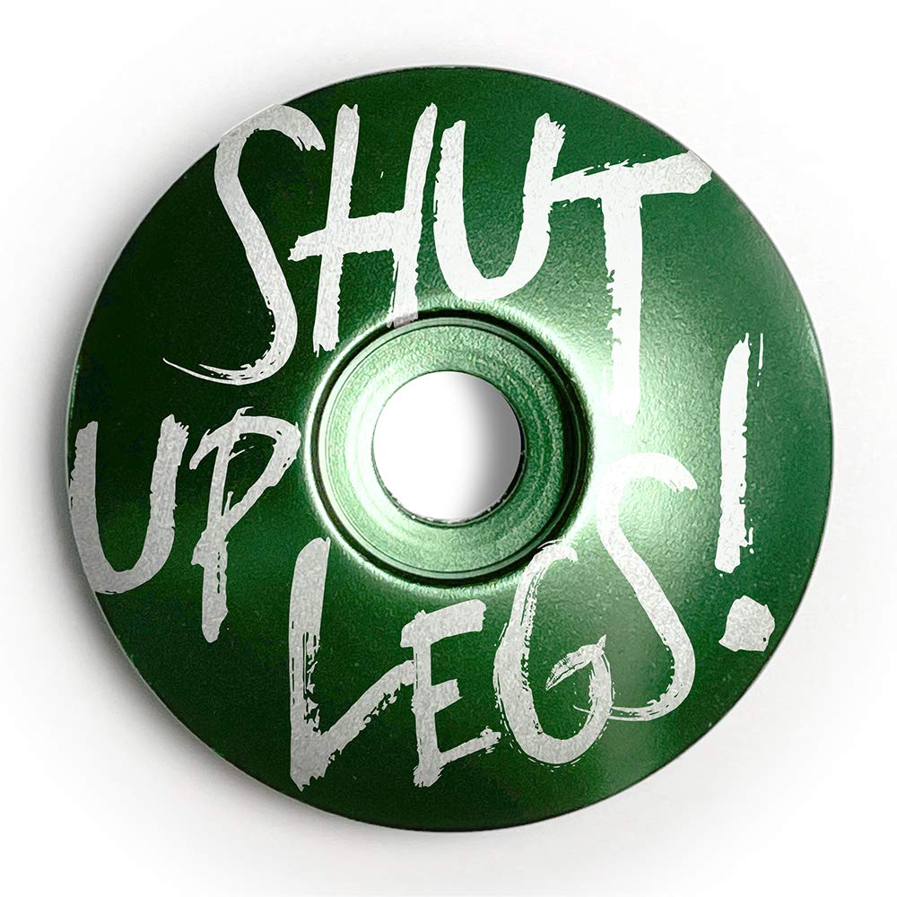 Shut Up Legs Bicycle Headset Cap - Premium Bike Stem Cap for Road & Mountain Bikes - Perfect Cycling Gift for Riders - Ideal for Commuting, Training & Racing