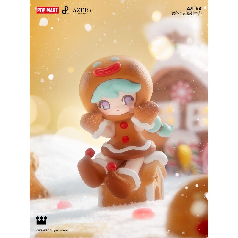 AZURA Warm Christmas Series Gingerbread Party Decorations - Holiday Home Decor for Christmas Tree, Fireplace & Festive Gatherings