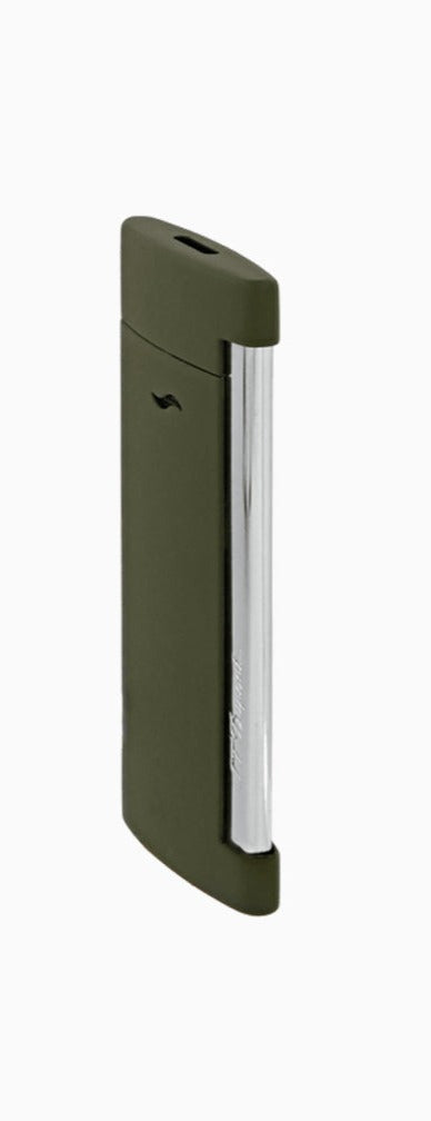 ST Dupont Slim 7 Lighter - Matte Khaki Finish | Premium Butane Cigarette Lighter | Perfect for Cigars, Cigarettes & Outdoor Use