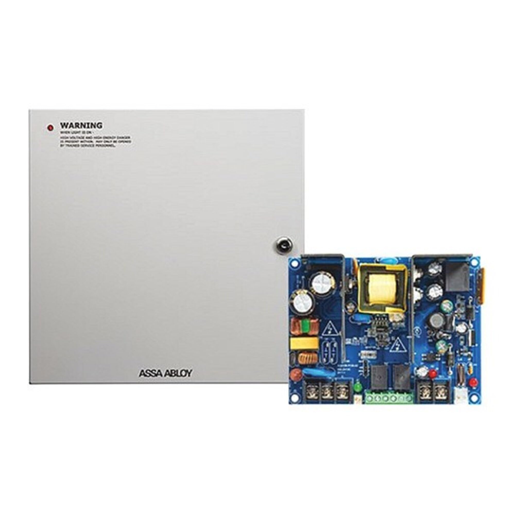 Securitron Assa Abloy AQD2 2 Amp 12/24V DC Power Supply - Electronic Security Hardware with Enclosure Supervision | Ideal for Access Control Systems & CCTV Security Installations