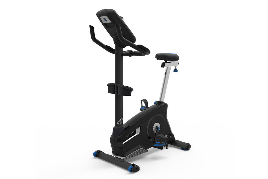 Nautilus U618 Upright Exercise Bike for Home Gym - Quiet Magnetic Resistance Indoor Cycling Bike with LCD Display & Heart Rate Monitor - Perfect for Cardio Workouts & Weight Loss Training