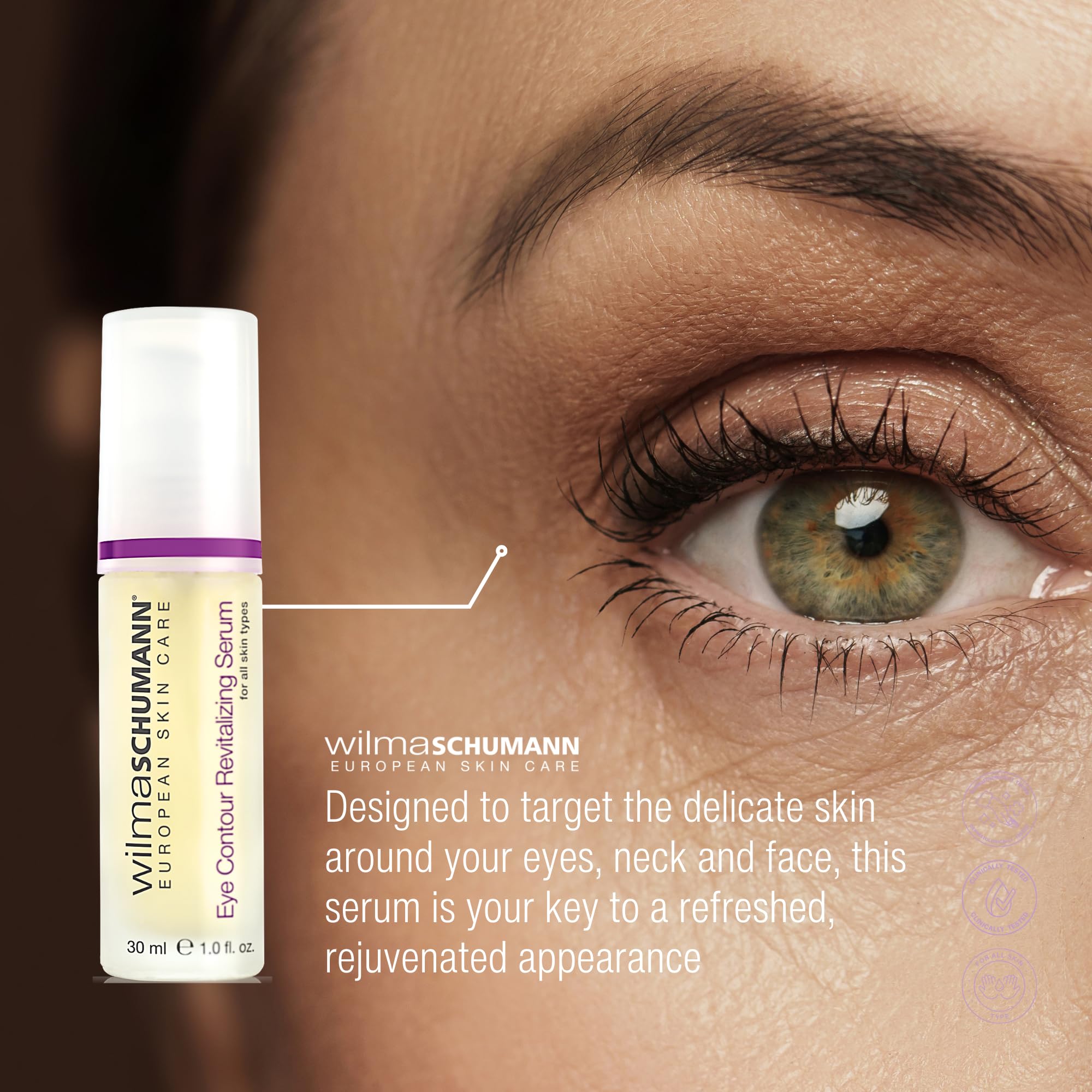 Best Eye Contour Revitalizing Serum for Wrinkles & Dark Circles - Anti-Aging Eye Treatment - 1 oz - Perfect for Night Routine & Daily Skincare
