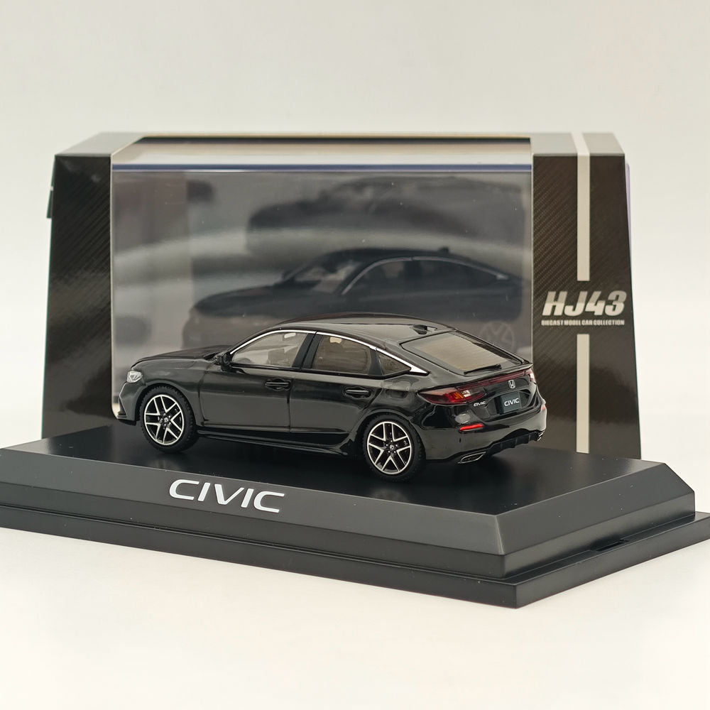 1/43 Scale Honda Civic (FL1) LX Crystal Black Pearl Diecast Model Car - Limited Edition Collectible for Car Enthusiasts & Display in Home/Office