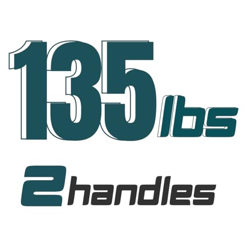 K. 135LB or 67.5LBS Dumbbell Pair - Black