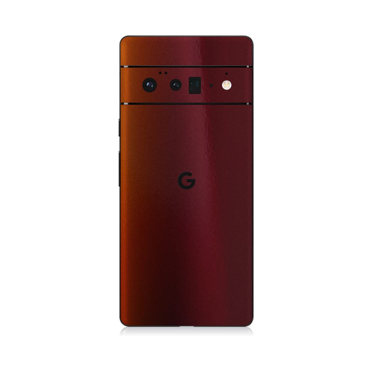 Google Pixel 6 Pro Skin - SopiGuard Edge-to-Edge Sticker (Rising Sun Red/Purple) for Protection & Style