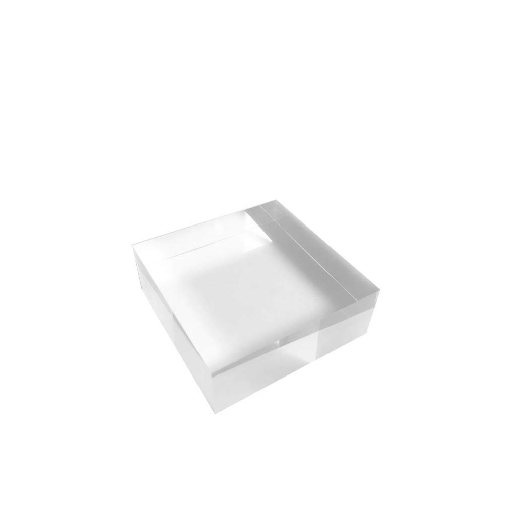 Clear Polished Acrylic Cube - 1
