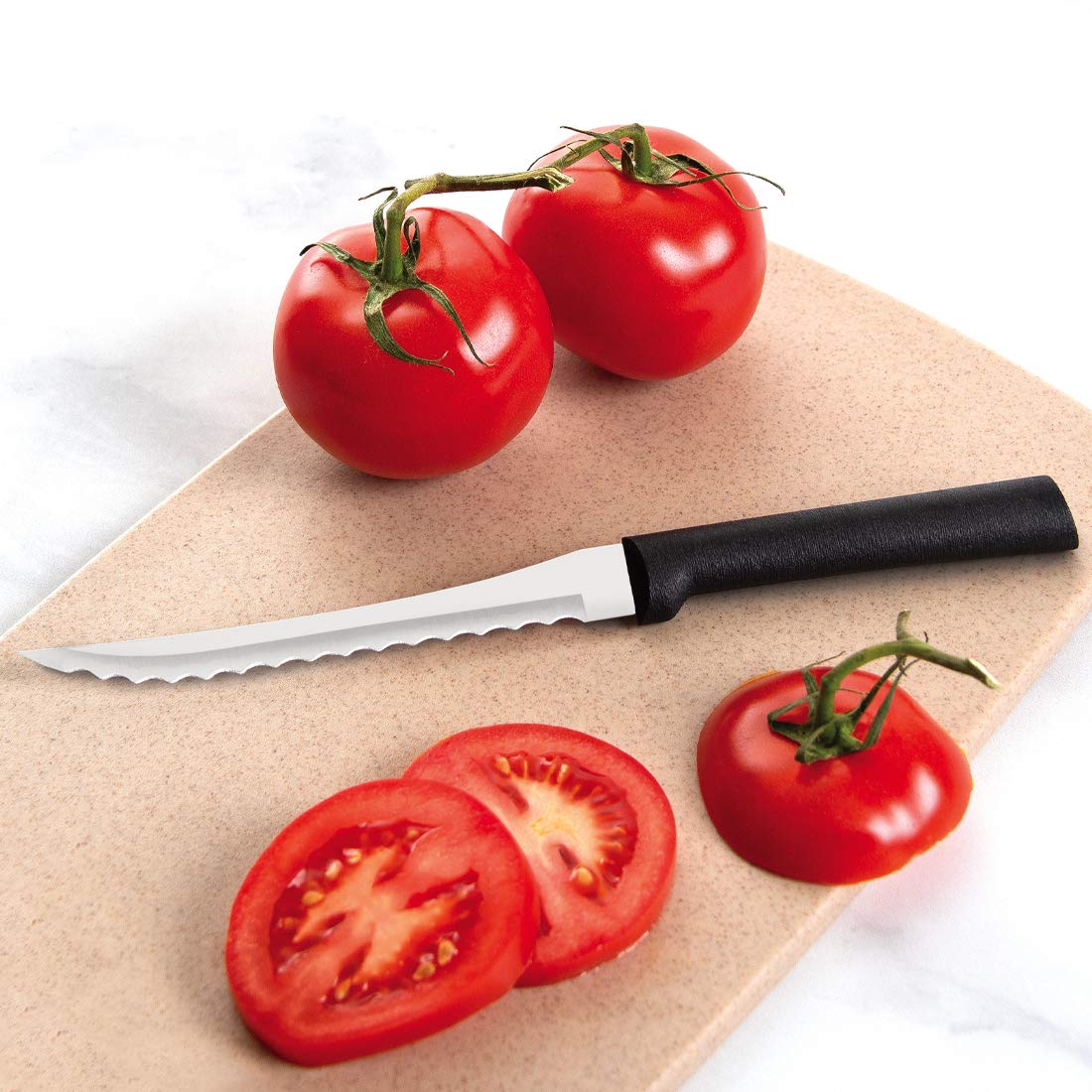 Rada Cutlery 7-Piece Starter Knife Set with Black Handles - Perfect Kitchen Gift for Home Chefs & Cooking Enthusiasts