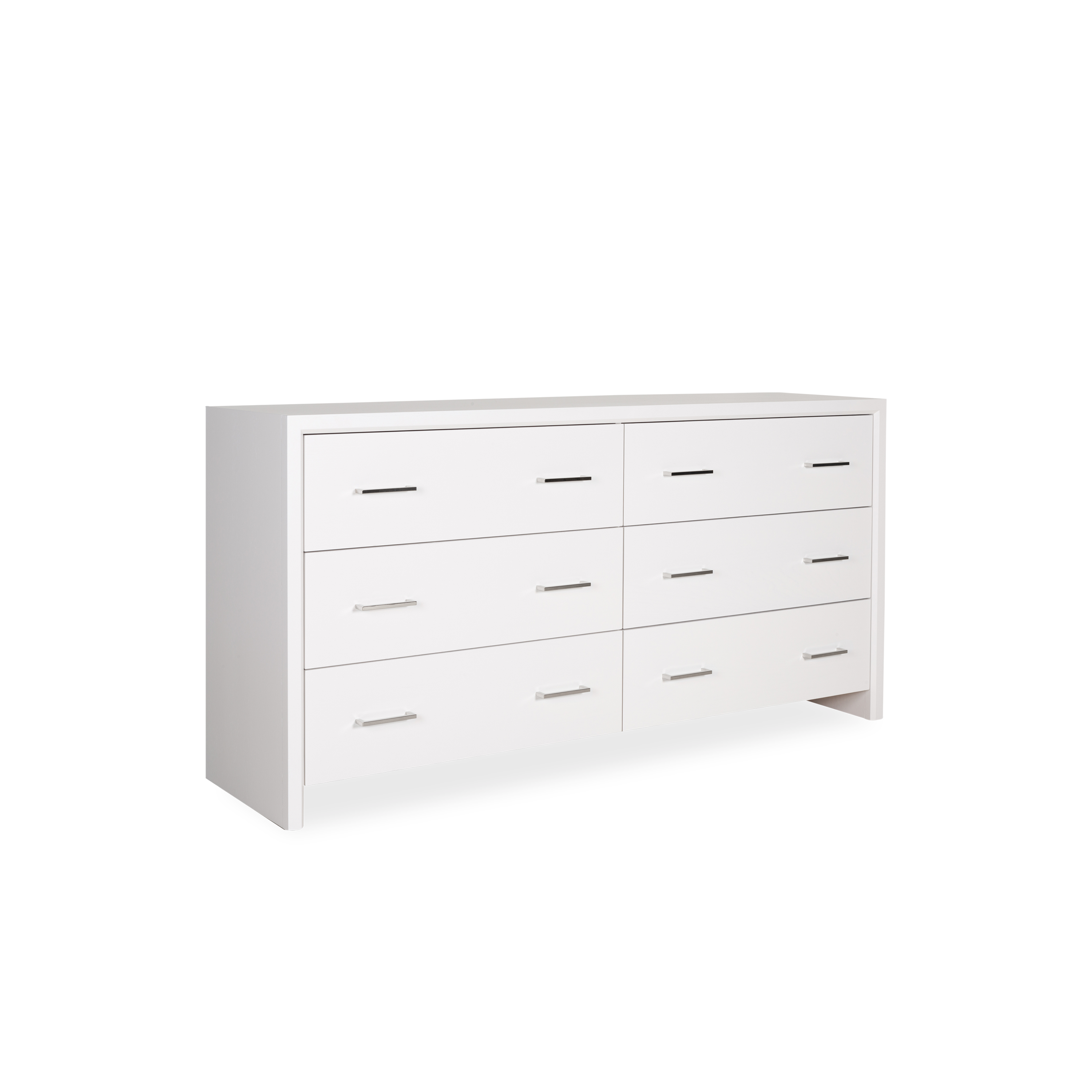 Hudson Dresser with 6 Drawers - Modern Wooden Chest for Bedroom & Living Room - Stylish Storage Solution for Clothes, Linens & Accessories