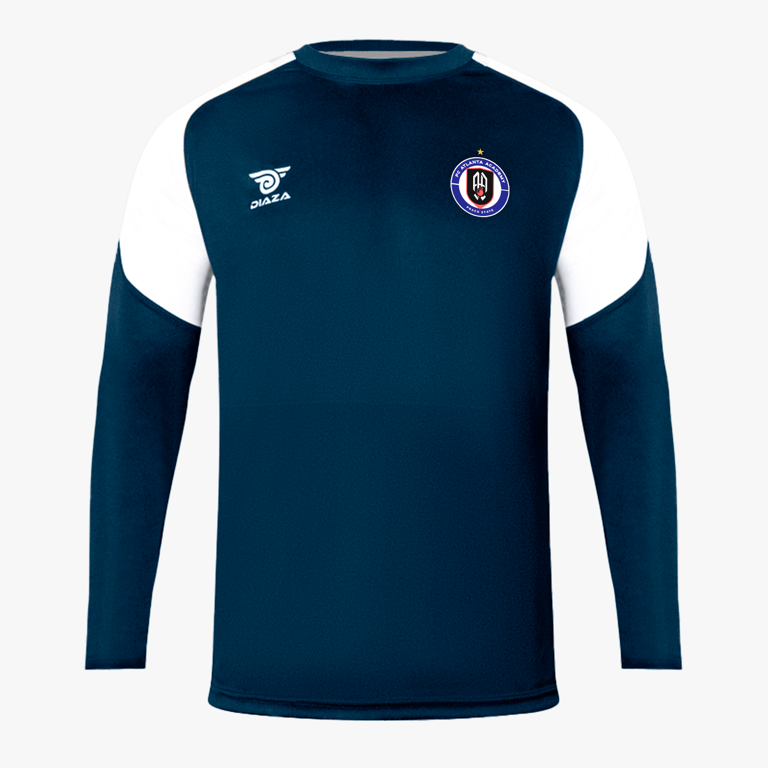 FC Atlanta Long Sleeve Training Shirt - Men's Workout & Gym Apparel - Moisture Wicking Performance Tee for Running, Fitness & Sports Activities