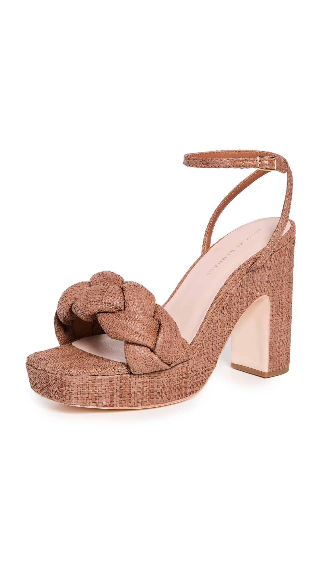 Loeffler Randall Women's FAE Platform Sandals with Braided Detail - Comfortable Summer Wedge Sandals for Beach, Vacation & Casual Outfits