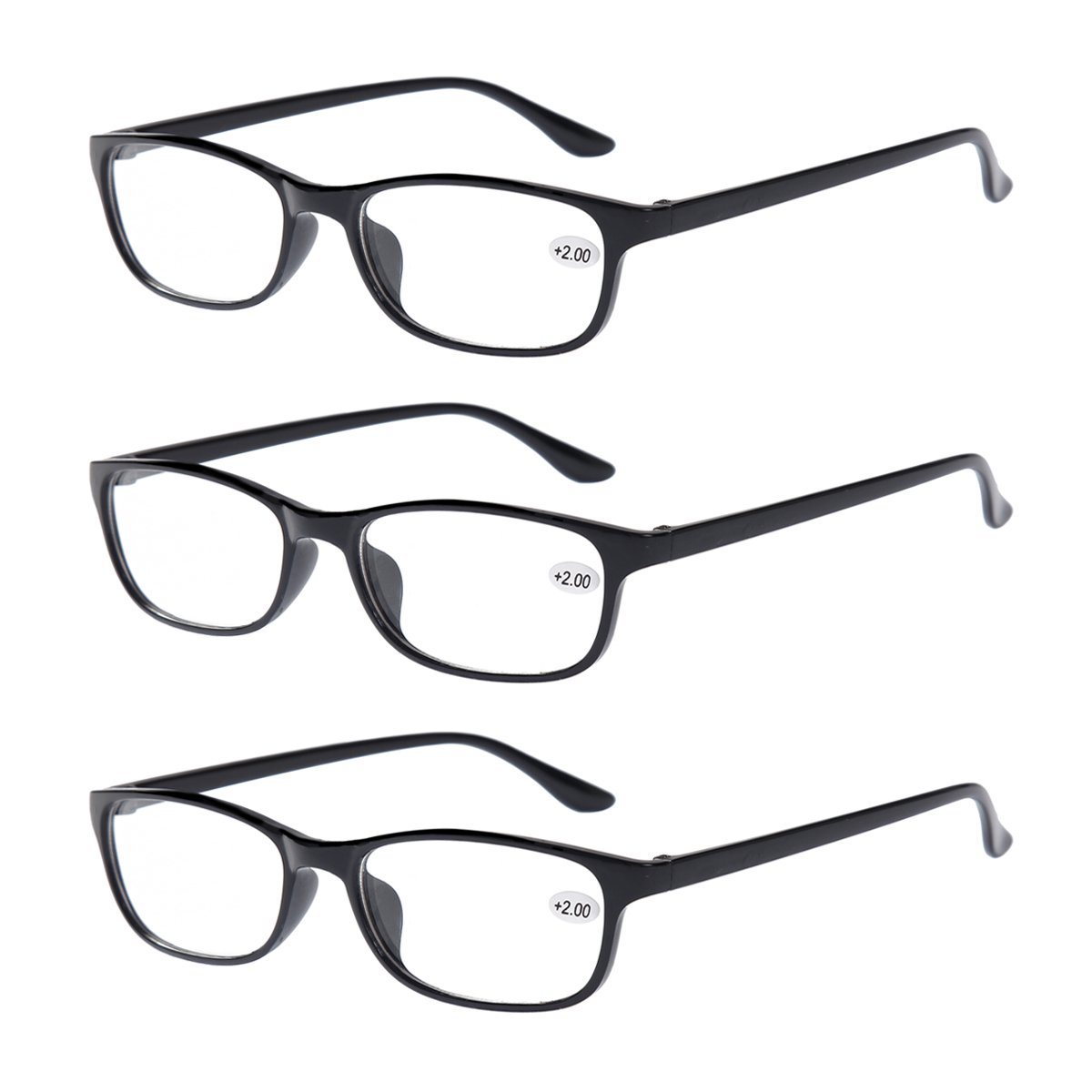 3 Pairs of Southern Seas +4.00 Bifocal Reading Glasses for Men & Women - Stylish Frames with Magnification - Perfect for Reading, Computer Work & Close-Up Tasks