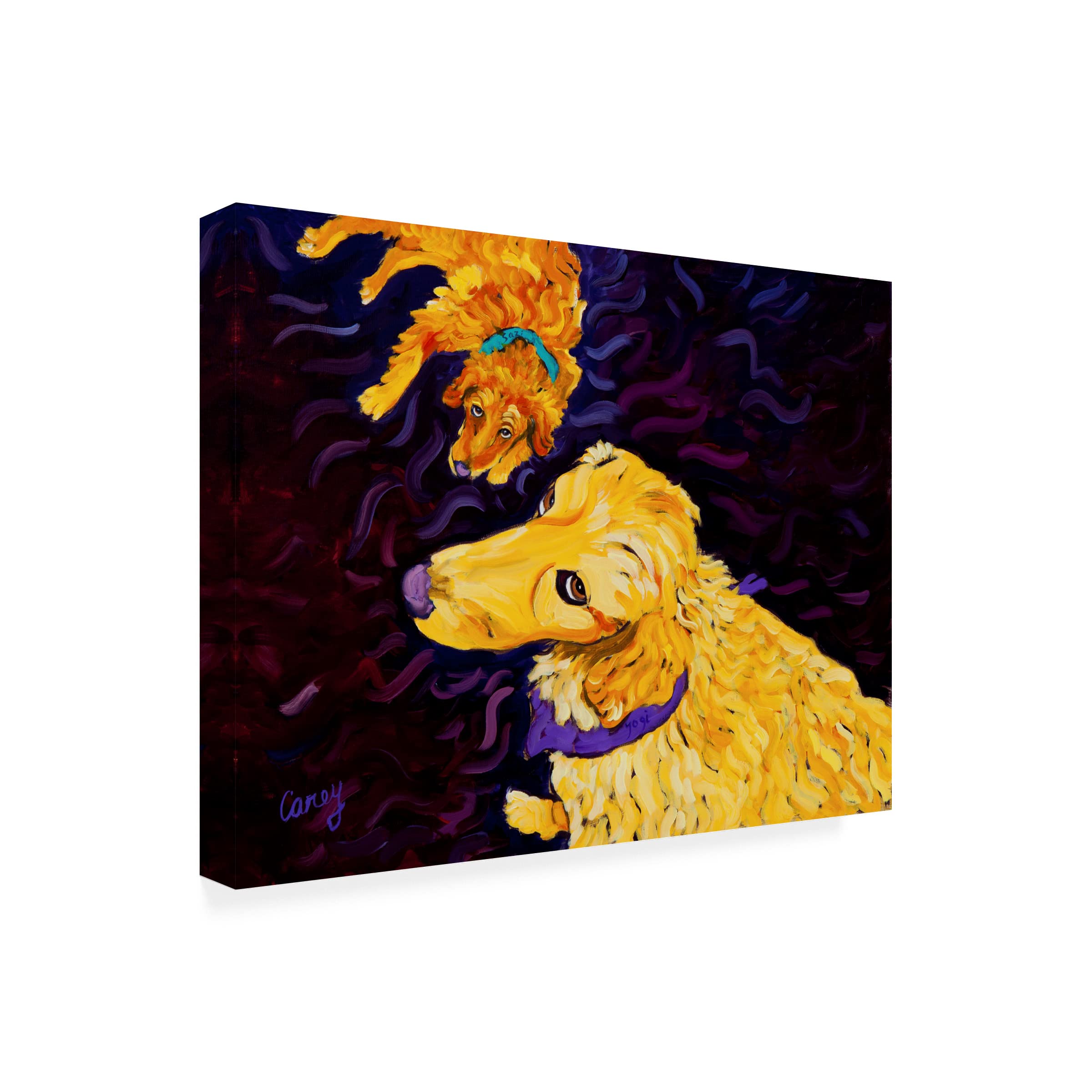 Trademark Fine Art 'The Look' Canvas Wall Art Print by Cathy Carey - Perfect for Living Room, Bedroom & Office Decor