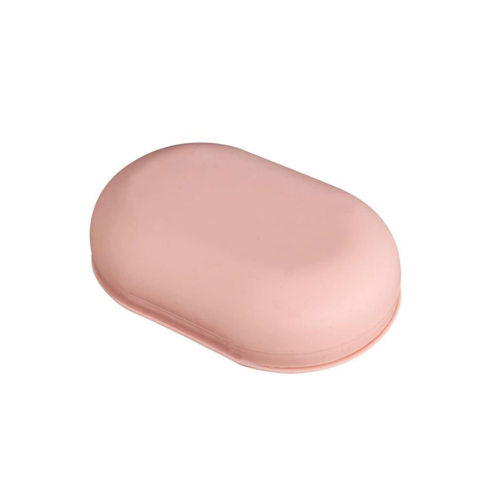 Portable Soap Holder with Lid - Waterproof Travel Soap Box for Shower, Bathroom & Camping - Compact Solid Color Soap Storage Container for Home & Travel Accessories