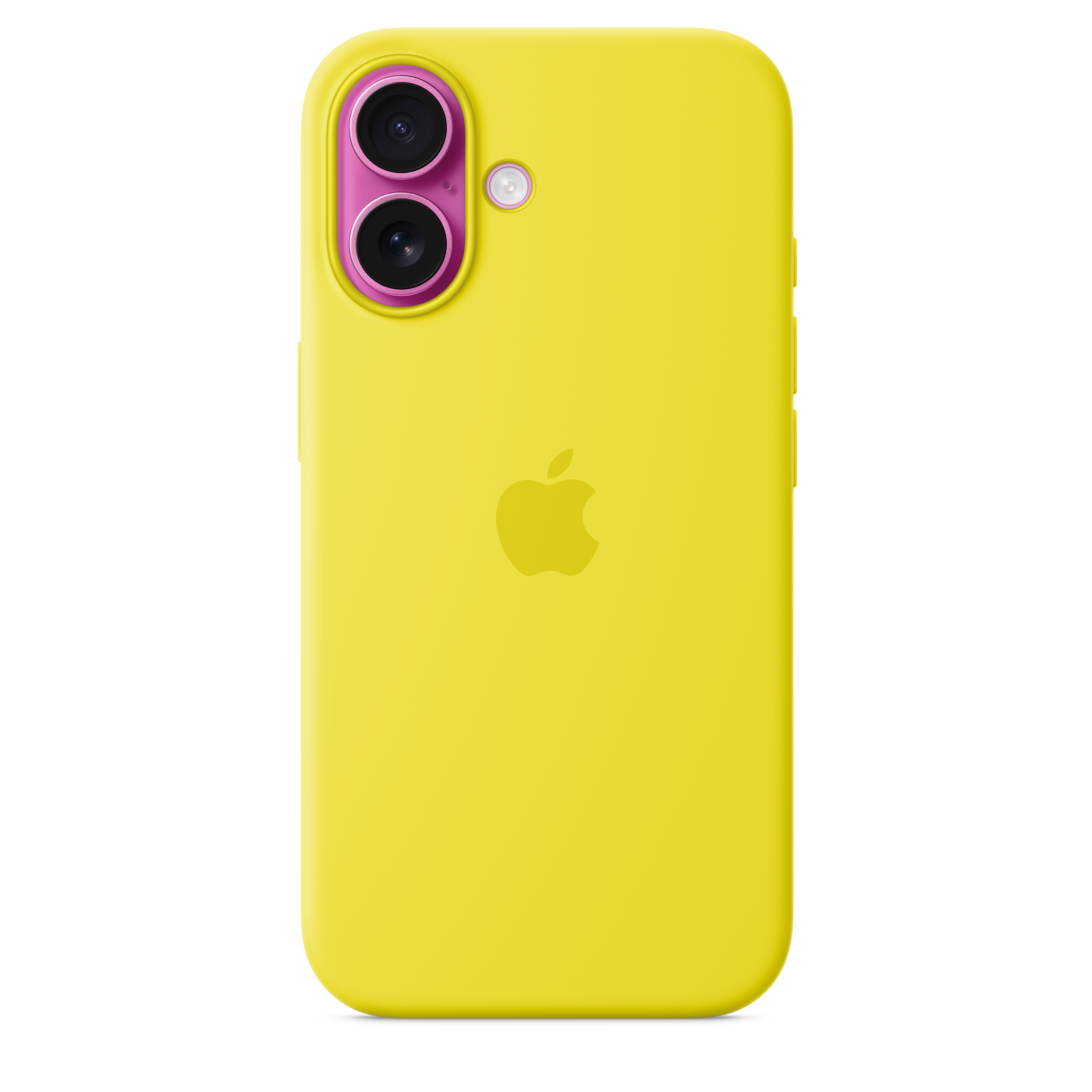 Magnetic Silicone Case with MagSafe for iPhone 16 - Starfruit Yellow | Slim Protective Cover for Everyday Use & Wireless Charging