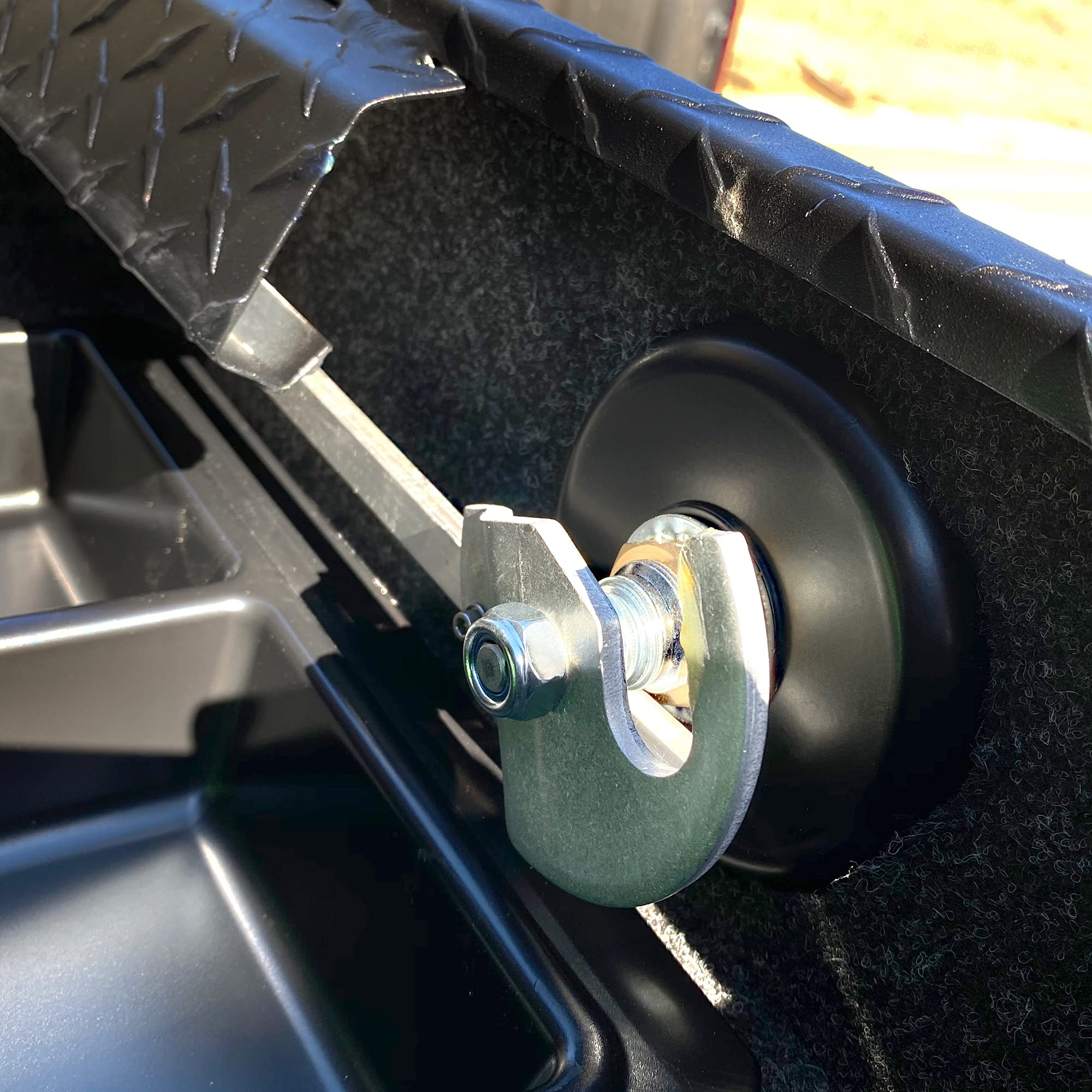 CAMLOCKER UTV Crossover Tool Box - Low Profile Aluminum Storage Box with Rail - Matte Black Finish - Perfect for Off-Road Vehicles, ATV, Side by Side & Truck Organization
