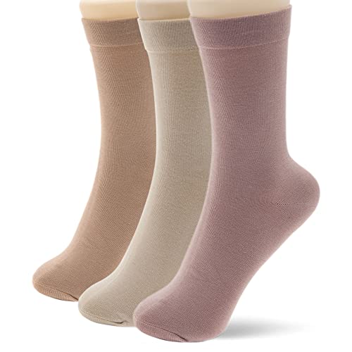 3 Pairs (Camel, Blush, Purple)
