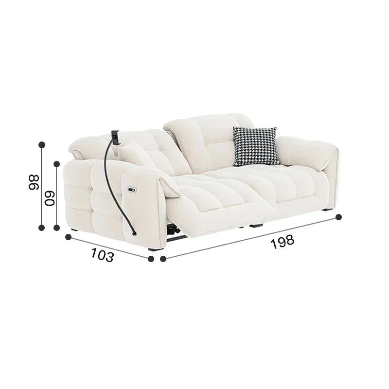 Luxury Electric Recliner Sofa Set - Premium Comfort, Stylish Design & Remote Control for Living Room, Home Theater & Lounge Spaces
