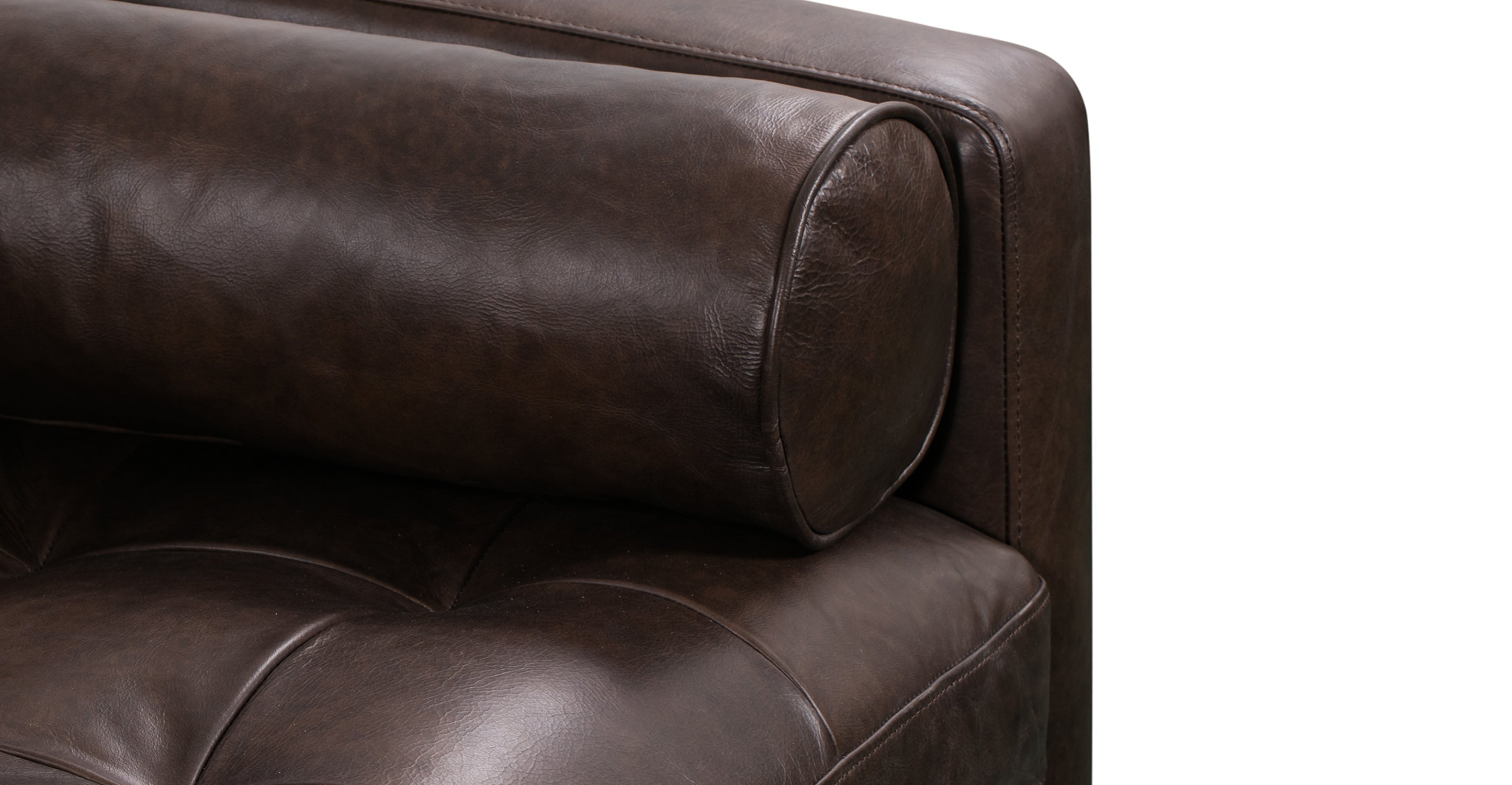 Premium Napa Leather Sofa - Modern Luxury Living Room Furniture for Home & Office - Perfect for Relaxing, Entertaining & Stylish Decor