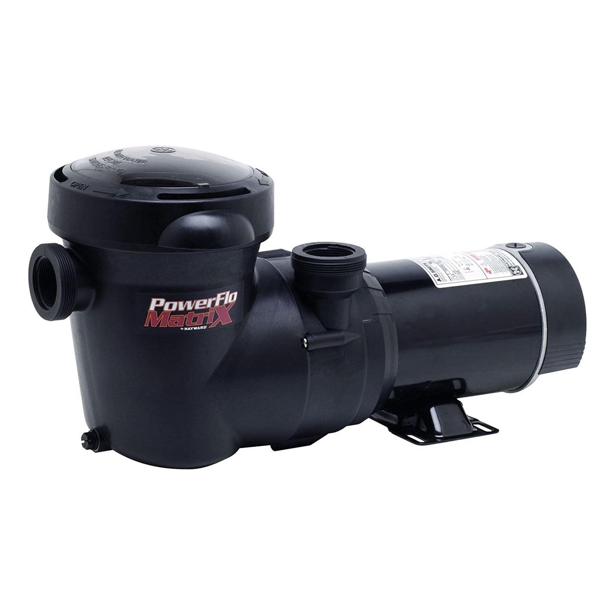 Hayward W3SP1593 PowerFlo Matrix 1.5 HP Above Ground Pool Pump - High Performance Swimming Pool Water Circulation System for Inground & Above Ground Pools - Perfect for Backyard, Residential & Commercial Use