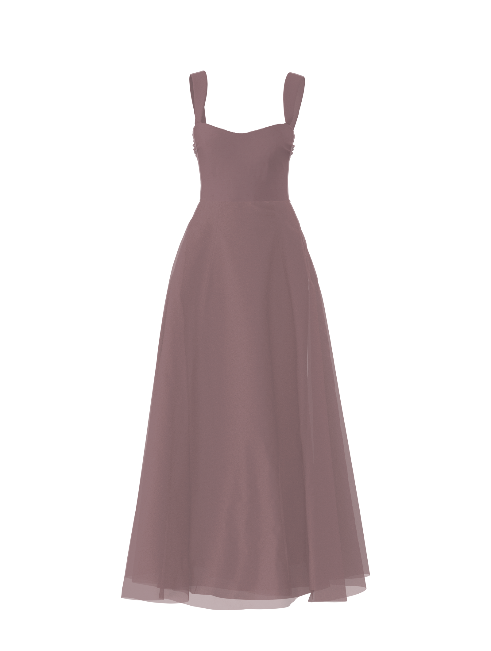 Alexis Bodice & Cerisa Skirt Set in Mauve - Elegant Women's Lace Dress Outfit for Weddings, Parties & Special Occasions