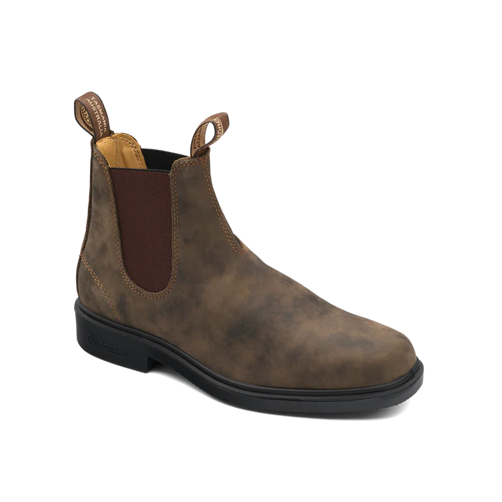 Blundstone 1306 Rustic Brown Leather Chelsea Boots - Comfortable & Stylish Dress Boots for Men & Women | Perfect for Work, Casual Outings & Outdoor Adventures