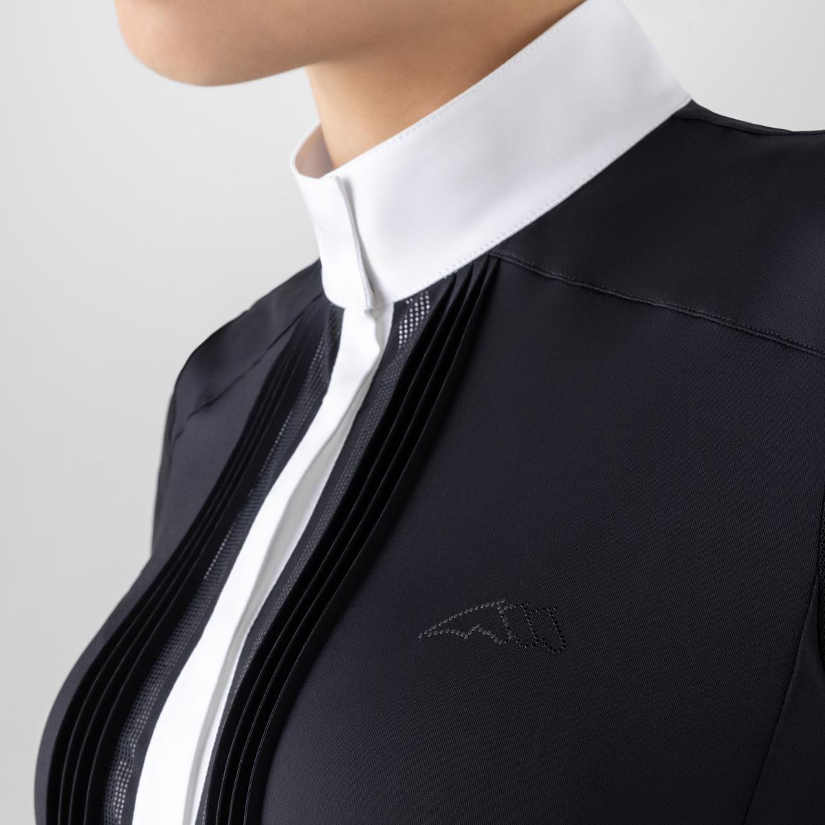 Equiline Women's Giosteg Long Sleeve Show Shirt - Elegant Equestrian Riding Top for Horseback Riding & Competition - Perfect for Dressage, Show Jumping & English Riding