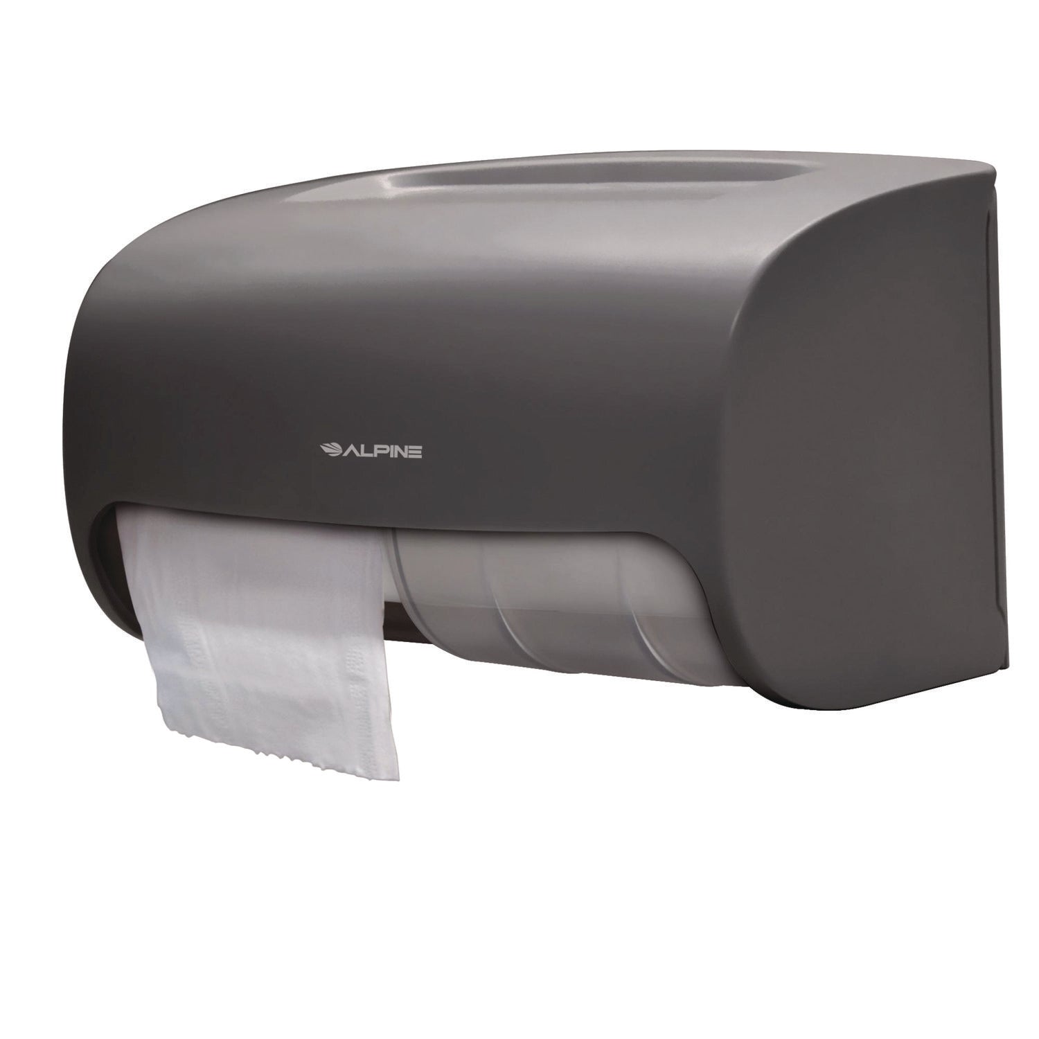 Alpine Industries Double Roll Toilet Paper Holder - Side by Side Tissue Dispenser, 6.3