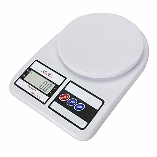 CarteRE Precision Digital Kitchen Scale 0.5g to 10kg, Compact Food Weighing Scale for Baking, Cooking, and Meal Prep, Essential Kitchen Tool for Accurate Measurements