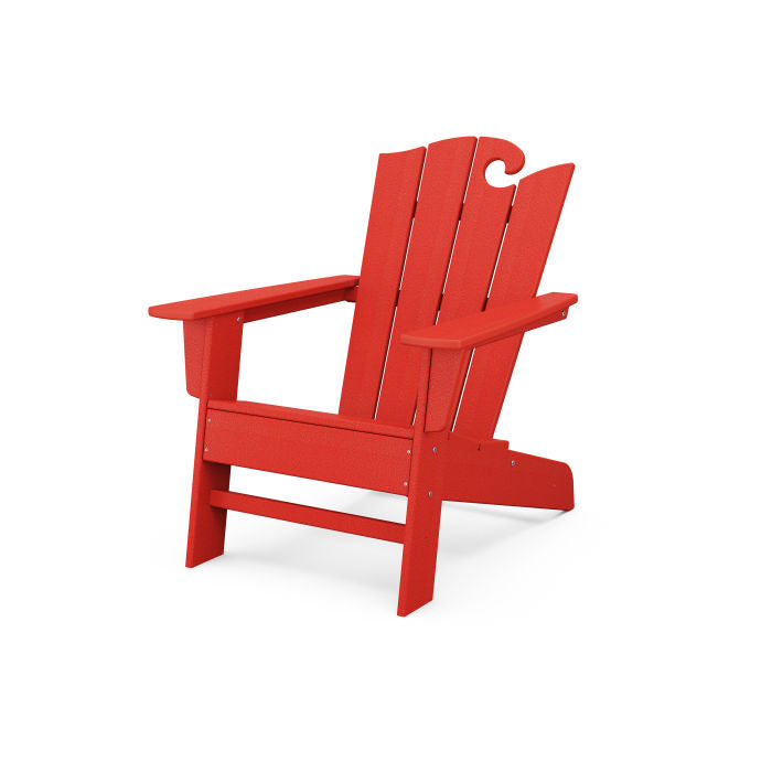 POLYWOOD Ocean Chair - Durable Outdoor Adirondack Chair for Patio, Beach & Poolside - Weather-Resistant & Eco-Friendly Recycled Plastic Furniture