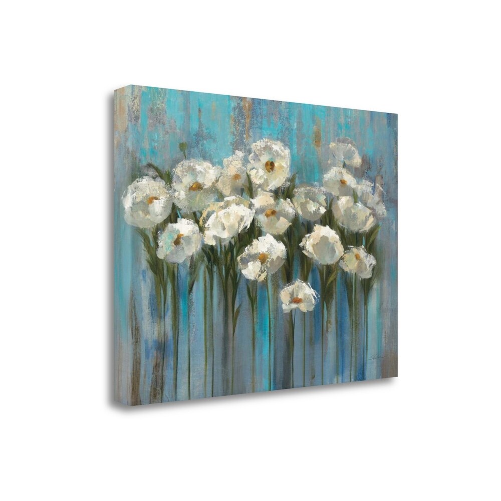 Anemones By The Lake - Premium Giclee Art Print on Gallery Wrapped Canvas - Ready to Hang Wall Decor for Living Room, Bedroom & Office