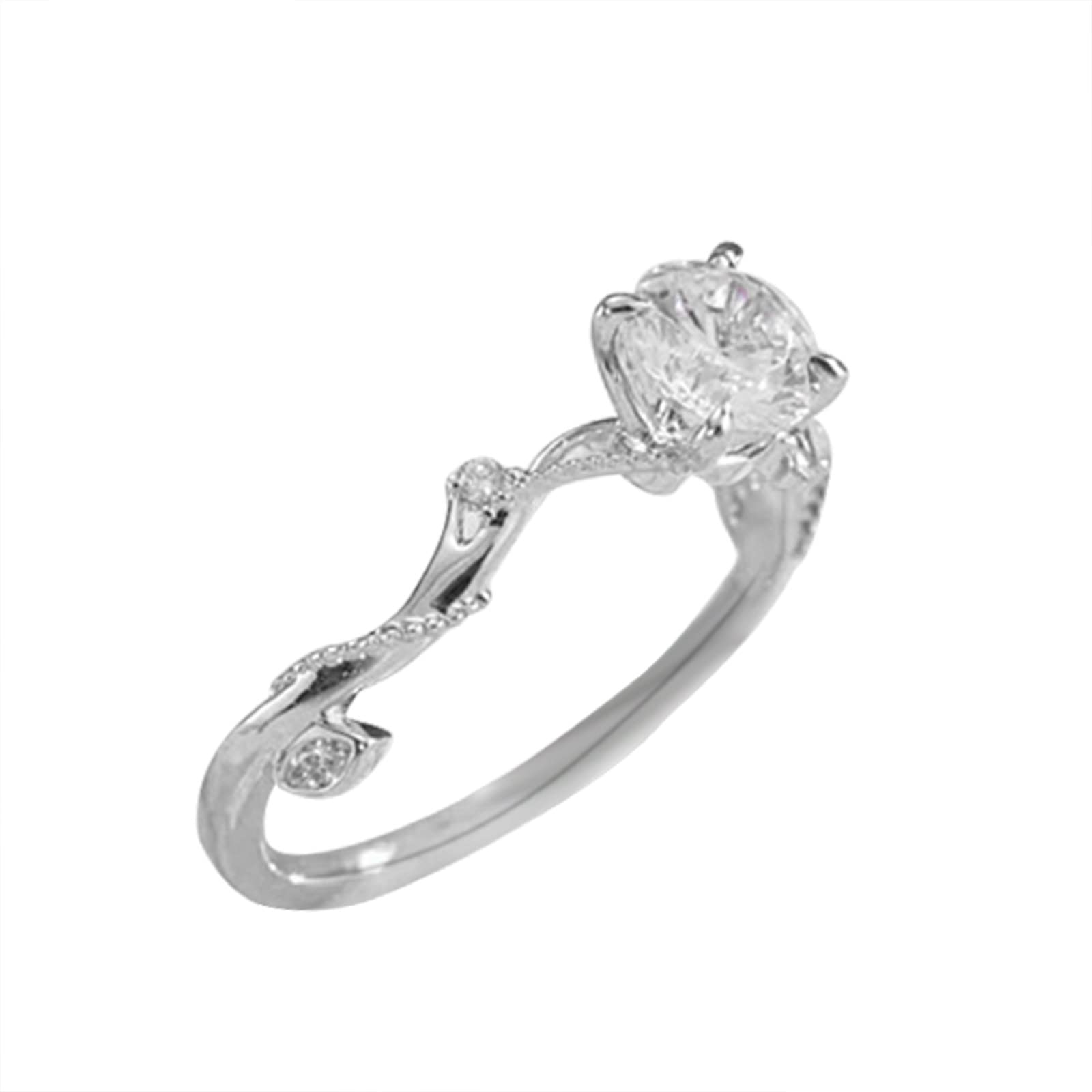 Elegant Diamond Promise Rings for Women - Fashion Jewelry Gift for Birthday, Anniversary & Special Occasions | Stylish Ladies Rings for Everyday Wear & Romantic Moments