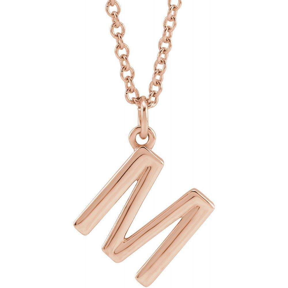 Alphabet Initial Letter Dangle Charm Pendant Necklace - 18 Inch Gold/Silver Personalized Name Necklace for Women - Perfect Gift for Birthday, Anniversary & Valentine's Day
