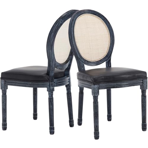 Pu-round/Rattan-black Wood